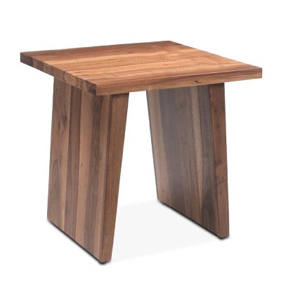 Barcelona 24" Reclaimed Wood Side Table Natural