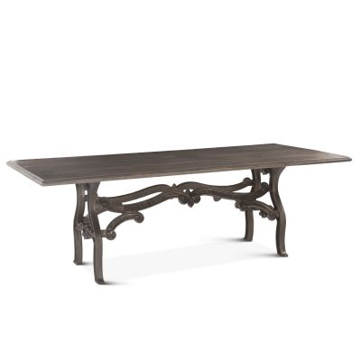 Hobbs 90" Dining Table Weathered Gray