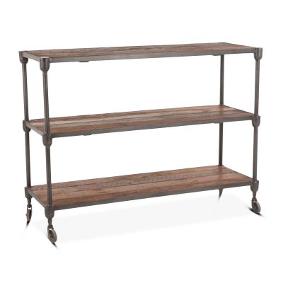 Industrial Teak 50" Console Table