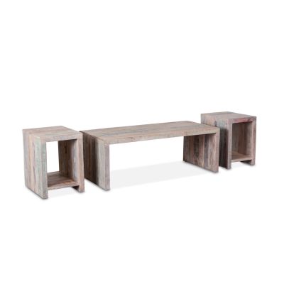 Ibiza Reclaimed Wood Occasional Table Set