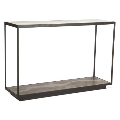 Moab 47" Console Table in Oxidized Black