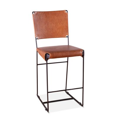 New York Counter Chair Cognac Leather