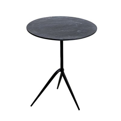 Sperre 18" Accent Table with Lava Marble