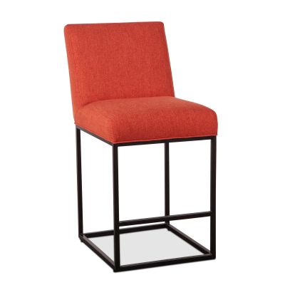 Renegade 20" Upholstered Antique Coral Counter Chair