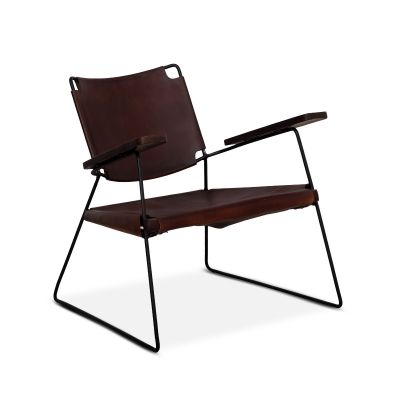 New York Cordovan Leather Chair