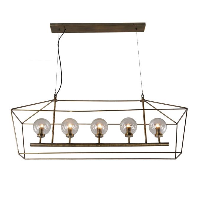 Picture of BOHO 5 LIGHT CHANDELIER