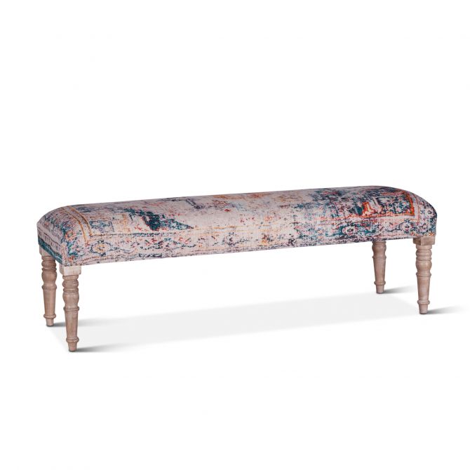 Picture of MARRAKESH BENCH 60" TURQ