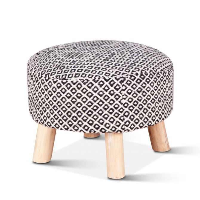 Picture of MARRAKESH BAMBOO STOOL HNDLOOM