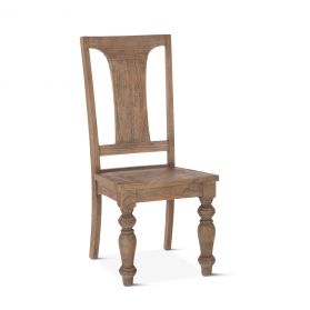 Colonial Plantation 18" Dining Chair Weathered Teak