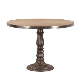 42" Round Dining Table Oiled Teak