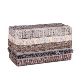 Marrakech 32" Upholstered Multi-Color Accent Storage Ottoman