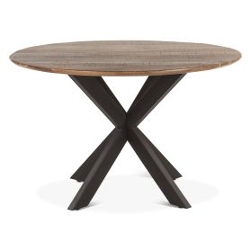 Rapallo 48"  Round Dining Table in Natural