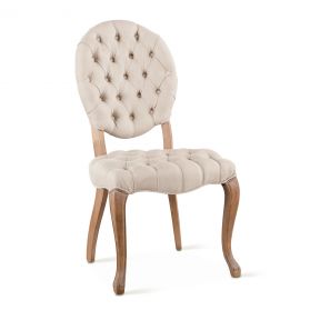 Penelope Dining Chair with Linen Back