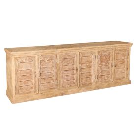 Wooden Sideboard 111"