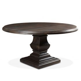 Nimes 60" Round Dining Table Vintage Brown