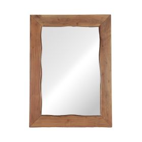 Aspen 43" Mirror Frame in Smoked Acacia