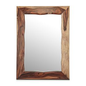 Brisbane 43" Mirror in Natural Sheesham
