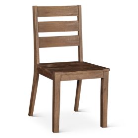 Casablanca 18" Ladder Back Dining Chair in Toffee Nut