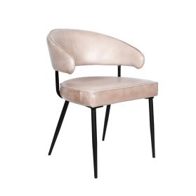 Essex Dover 23" Armchair in Antique Ivory Leather