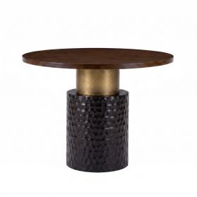 Santa Cruz 48" Round Gathering Table in Two Tone