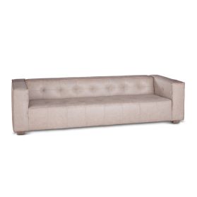 Milano 106" Sofa in Vintage Cream Top Grain Leather