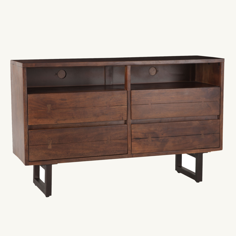 Acacia Wood Furniture - Dresser - London Loft Live Edge Collection
